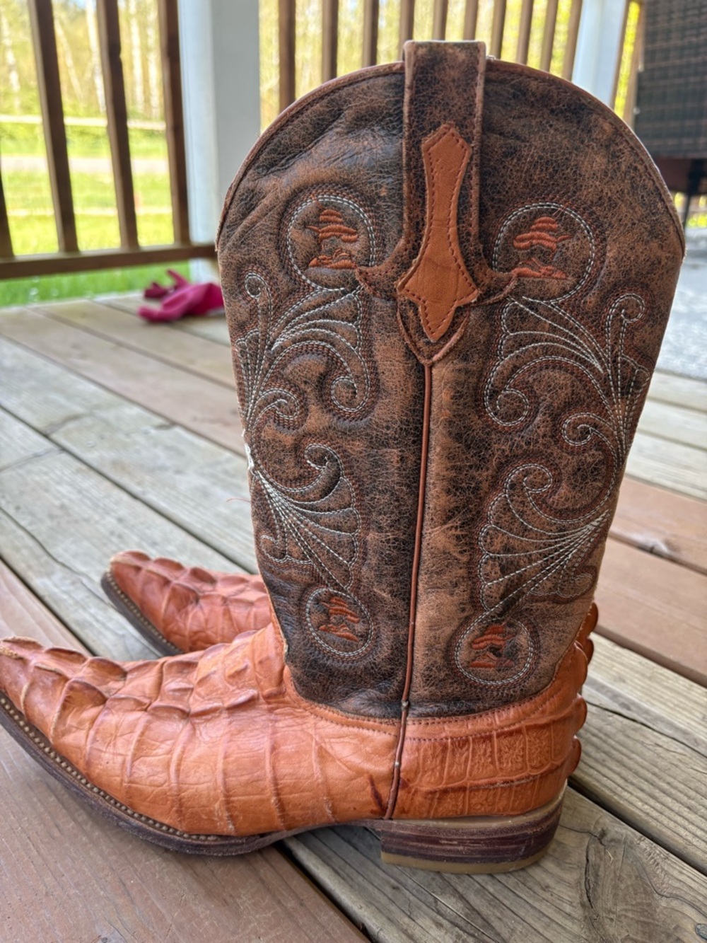 Joe’s Boots Bovine Leather Western Cowboy Men’s Size 10EE